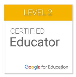 Certified Level 2 Educator Google for Education